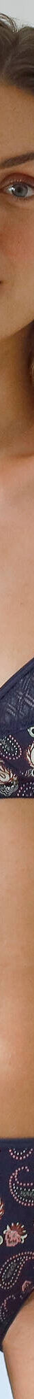 Soutien-gorge coton dentelle imprimé cachemire Coria - sans armatures (bleu) Soutien-gorge coton dentelle imprimé cachemire Coria - sans armatures (bleu)